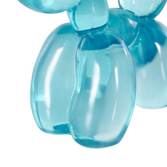 9.75" Resin Tinted Balloon Dog Sculpture